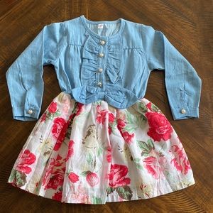 Girls Western Style Dress